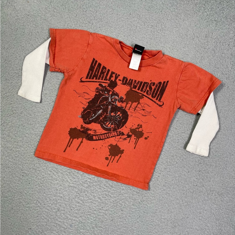 Kids Harley Davidson long sleeve T-shirt